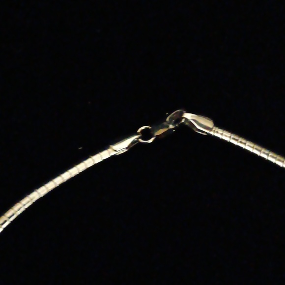 🪻Tanzanite Genuine Earthmined Abstract Pendant On Omega - Picture 3 of 7